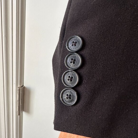 Calvin Klein Boys Infinite Stretch Blazer Formal Jacket Black size 12 NWT - Picture 5 of 9